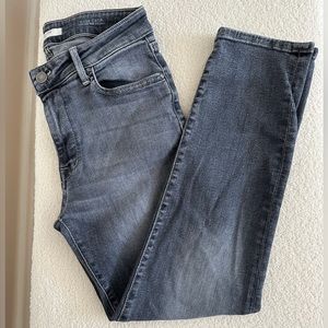 Fidelity Cher Crop High Rise Slim Straight